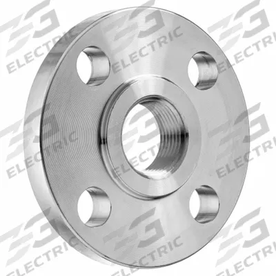 APPROVED VENDOR Metal Pipe Flange: Flange, 1 1/2 in, NPT Threaded, Raised, 725 psi @ 72°F - Threaded Zinc Galvanized Steel Flanges