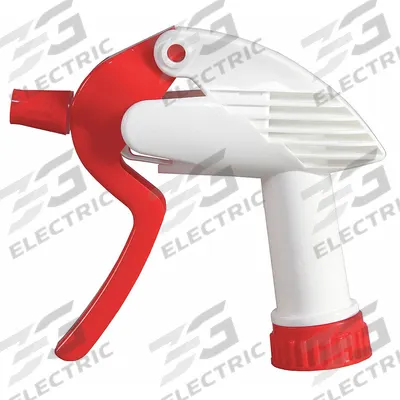 APPROVED VENDOR Trigger Sprayer: 24 oz_32 oz Container Capacity, Mist/Stream, Red - Trigger Sprayers