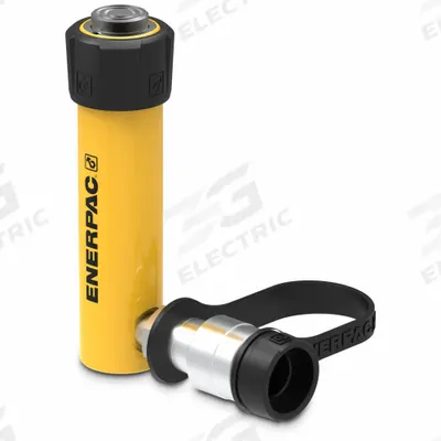 ENERPAC Hydraulic Ram: Single Acting, 5 ton Nominal Capacity, 3 in Nominal Stroke Lg - General Purpose Rams