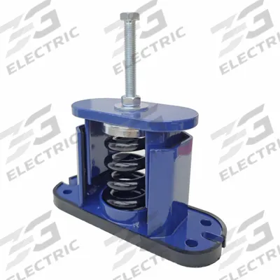 APPROVED VENDOR Floor-Mount Vibration Isolator: Spring, 1,650 lb Capacity, 5 1/8 in Ht - Spring-Style Floor-Mount Vibration Isolators