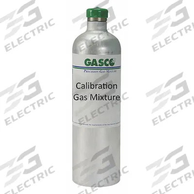 GASCO Calibration Gas: Air, Disposable, +/-5% Accuracy, HCL, Calibration Gas - Calibration Gases for Portable Gas Detectors