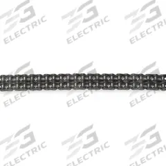 TSUBAKI Roller Chain: Double Strand, 35, 3/8 in Pitch, Steel, 10 ft Overall Lg, Riveted Pin, Steel (MPN 35-2RIV). Key specifications — Brand: TSUBAKI.