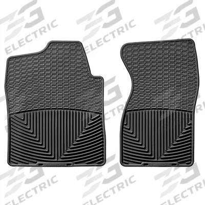 WEATHERTECH Vehicle Floor Mat: 27 3/4 in Lg (In.), 18 in Wd (In.), Black - Front Floor Mats