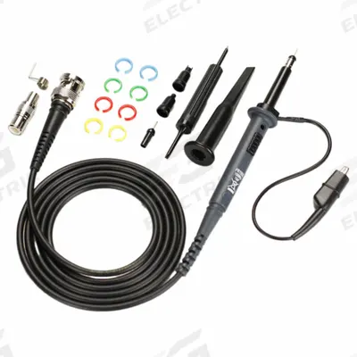B&K PRECISION Oscilloscope Probe: 3.9 ft Cable Lg, CAT I 600V/CAT II 300V, 10 pF – 30 pF - Insulated Oscilloscope Probe Kits