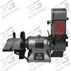 JET Belt and Disc Sander: For Metal, 115 V_230 V, Three-Phase, 1 hp, 4 in x 36 in Belt, 9 in Disc (MPN 577634). Key specifications — attr564072: Three-Phase; attr650959: Metal; attr564036: JET.