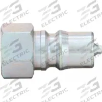 AEROQUIP Hydraulic Quick Connect Hose Coupling: 3/8 in Coupling Size, Steel, 23 lpm Max. Flow Rate (MPN FD45-1002-0606). Key specifications — Thread Size: 3/8"-18; Brand: AEROQUIP; Seal Material: Nitrile.