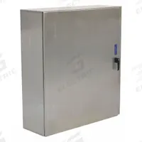 WIEGMANN Enclosure: 304 Stainless Steel, 24 in x 22 in x 8 in, NEMA 12/13/3R/4/4X, Solid Cover (MPN N412242208CDSS). Key specifications — Brand: WIEGMANN; Enclosure Material: 304 Stainless Steel; Knockouts: Not Included.