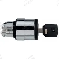 SCHNEIDER ELECTRIC Keyed Selector Switch: 3 Position, 22 mm Panel Mounting Size, Series XB4 (MPN ZB4BG314). Key specifications — Manufacturer Part Number: ZB4BG314; Brand: SCHNEIDER; Switch Action: Maintained/Maintained/Maintained; Key Removal Position: Center.