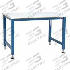 BENCHPRO Workbench: Adj Ht, Laminate, 72 in x 30 in, 1,000 lb Overall Load Capacity, Blue (MPN AEF3072). Key specifications — Brand: BENCHPRO.