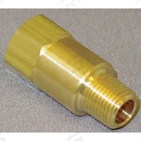 APPROVED VENDOR Piston Spring Check Valve: Piston, Inline Valve Body, 1/8 in Pipe Size, MNPT x FNPT (MPN CHK BRS 210-2M2F-B). Key specifications — Brand: APPROVED VENDOR.