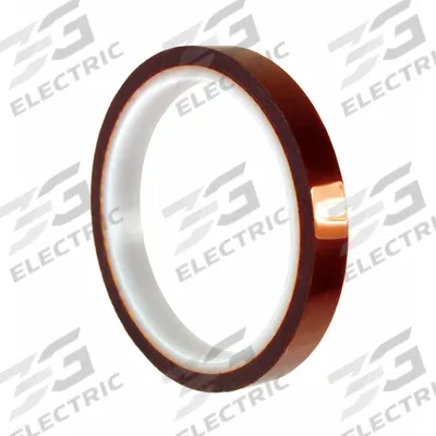 3M Electrical Tape: 1 in Wd, 36 yd Lg, 1 mil Thick, Polyimide Film, Silicone - High-Temperature Electrical Tape