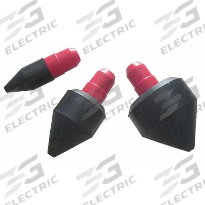 SPEEDAIRE Air Gun Nozzle Set: For 22YK37/22YK39/22YK40, Rubber - Speedaire Air Gun Nozzles