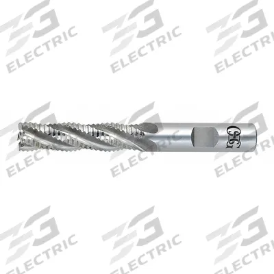OSG Roughing End Mill: Cobalt, 4 Flute, 3/4" Mill Dia, 3" LOC, 5-1/4" OAL (MPN 4901100) - General Purpose Cobalt Roughing End Mills