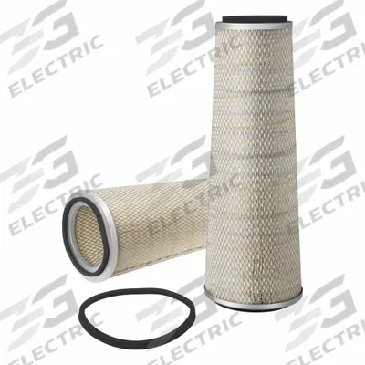 FLEETGUARD Automotive Air Filter: Round-Oval, Engine, Axial Seal, 10 13/32 in Outside Dia - Round/Oval Engine Air Filters