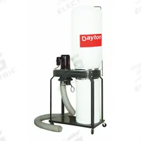 DAYTON Wood Dust Collector: Single-Stage, 115/230V AC, 1,100 cfm (MPN 3AA28). Key specifications — attr952404: DAYTON; attr979886: Bag; attr979899: 86 dBA.