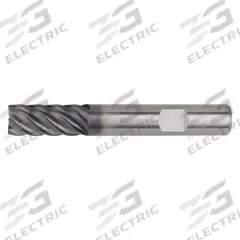 WIDIA HANITA Square End Mill: Carbide, AlTiN Coated, 6 Flute, 8 mm Mill Dia, 19 mm LOC, 63 mm OAL (MPN D51708003W)