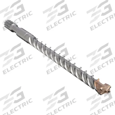 DEWALT Rotary Hammer Drill Bit: 2 in Drill Bit Size, 17 in Max Drilling Dp - Spline Concrete & Masonry Drill Bits