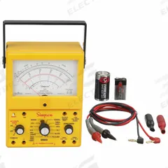 SIMPSON ELECTRIC Analog Multimeter: 1,000 V Max AC Volt Measurement, 1,000 V Max DC Volt Measurement (MPN 260-8XPI). Key specifications — Brand: SIMPSON ELECTRIC.