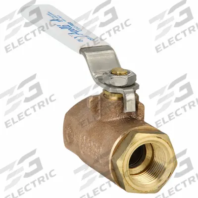 APOLLO Manual Two-Way Ball Valve: 3/4 in Size, Bronze, Straight, FNPT x FNPT - Bronze Ball Valves