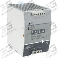 SOLAHD DC Power Supply: DIN Rail, 240 W Output Power - Rated, 10 A Current - Output, Single Phase (MPN SDN1024100P). Key specifications — attr1044898: Single; attr1044874: Metal; attr1044879: 90 to 375V DC; attr211400: SOLAHD.