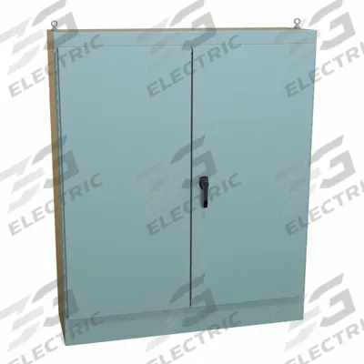 HAMMOND Enclosure: Steel, 72 in x 60 in x 18 in, NEMA 12, Solid Cover - Steel Dust-Tight Enclosures