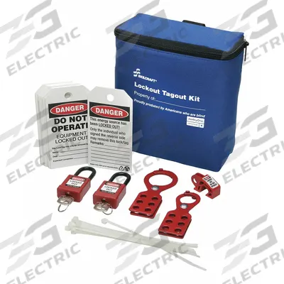 ABILITY ONE Lockout/Tagout Kit: Electrical - Portable Electrical Lockout Kits