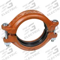 GRUVLOK Clamp Coupling: Clamp, 2 1/2 in x 2 1/2 in, Ductile Iron, EPDM Seal, 300 psi @ 150° F (MPN 0390010023). Key specifications — Brand: GRUVLOK; Maximum Operating Pressure: 300 psi @ 150° F; Fitting Pipe Size: 2-1/2 in x 2-1/2 in.