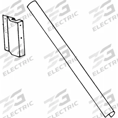 VON DUPRIN Rod/Latch Guard: Vertical Rod and Latch Guard (MPN RG-27 US32D RHR) - Accessories for Power Supplies
