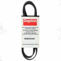 DAYTON Banded V-Belt: J, 460J6, 6 Ribs, 46 in Outside Lg, 9/16 in Top Wd, 5/32 in Thick (MPN 3X655)