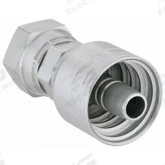 AEROQUIP Hydraulic Crimp Fitting: Steel x Steel, Straight, -6 For Hose Dash Size, NPSM x Crimp (MPN 1AA6SP6). Key specifications — Brand: AEROQUIP; Fitting Gender: Female x Genderless; Fitting Connection Type: NPSM x Crimp; Thread Size: 3/8"-18; For Hose Dash Size: -6.