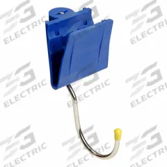 WERNER Ladder Utility Hook: For Stepladders, Plastic/Steel, 13.1 in Overall Lg, 9.1 in Overall Wd (MPN AC56-UH). Key specifications — Color: Blue; Compatible Ladder Type: Stepladders; Material: Steel; Product Type: Utility Hook; Brand: WERNER.