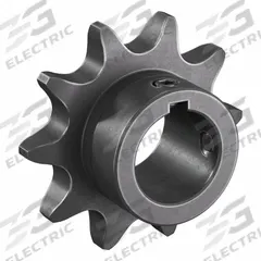 TSUBAKI Single Strand Sprocket: 50, For 5/8 in Chain Pitch, 7/8 in Bore Dia, 10 Teeth, Steel (MPN 50B10F-7/8). Key specifications — Brand: TSUBAKI.