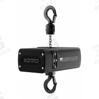 KITO Mini Electric Chain Hoist: H4 - Heavy Duty, 115V AC, Hook Mounted - No Trolley, 1 Speeds (MPN TSEM003L-60/115V). Key specifications — Brand: KITO; Includes: Chain Container; Operating Voltage: 115V AC; Headroom Clearance: 28 in - 30 in.