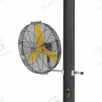 BIG ASS FANS Mounted Fan: 36 1/2 in Blade Dia, 100 to 120V AC, 2/3 hp Motor HP, Wall Mount, Bracket (MPN F-AE1-3601L14S34). Key specifications — Brand: BIG ASS FANS; Voltage: 100 to 120V AC; Number of Speeds: Variable; Fan Mounting Location: Wall; Oscillation: Non-Oscillating; Mounting Type: Bracket.