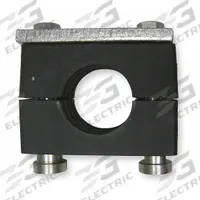 BEHRINGER PIPE SYSTEMS Vibration-Dampening Beta Clamp: Ribbed Bore, 304 Stainless Steel Clamp (MPN R7HT30675-PP)
