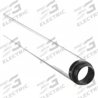 APPROVED VENDOR Safety Sleeves: Safety Sleeve, 48 in Overall Lg, Clear, T8 (MPN 1E522). Key specifications — Sleeve Color: Clear; For Bulb Type: T8; Product Type: Safety Sleeve; Brand: APPROVED VENDOR; Features: Retain Shattering Glass.