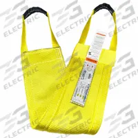 STREN-FLEX Web Sling: Type 9, Polyester, 1 Plies, 20 ft Sling Lg, 10 in Eye Lg, 1 Legs (MPN LB1-906P). Key specifications — Color: Yellow; Brand: STREN-FLEX; Sling Type: Type 9; Tag Type: Wear-Resistant Tag.