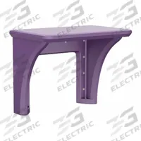 CORTECH Wall-Mount Desk: Indigo, 29 in Overall Ht, 36 in Overall Wd, 24 in Overall Dp, Wall Mount (MPN 7605IG). Key specifications — Brand: CORTECH; Furniture Series: Endurance; Material: Polyethylene.