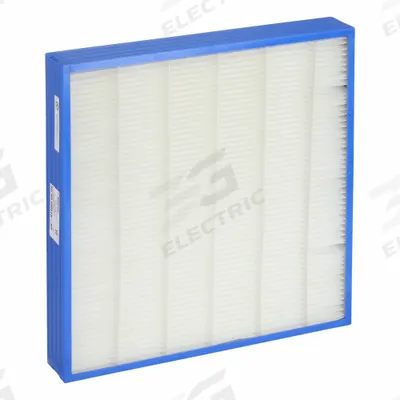 MICROSHIELD Minipleat Air Filter: 24 in x 24 in x 4 in, Synthetic, Plastic, No Header - Zero-Bypass Minipleat Air Filters