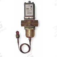 JOHNSON CONTROLS Pressure Regulating Valve: Pressure, Two-Way, 50 gpm Max., 70 psi to 260 psi (MPN V46AD-1C). Key specifications — For Refrigerant Type: R-404A; Brand: JOHNSON CONTROLS; Body Material: Cast Iron.