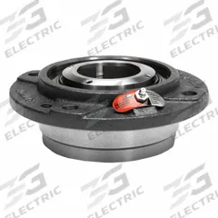 MOLINE BEARING 4 Bolt Flange Bearing: Spherical Roller, 2 11/16 in Bore, Cast Iron, 8 3/4 in Lg (MPN 29631211). Key specifications — Bore Type: Cylindrical; Brand: MOLINE BEARING; Lubricant Material: LC-2 Lithium Complex Grease; Mounting Bolt Size: 5/8 in; Split Housing: Not Split; System of Measurement: Inch.