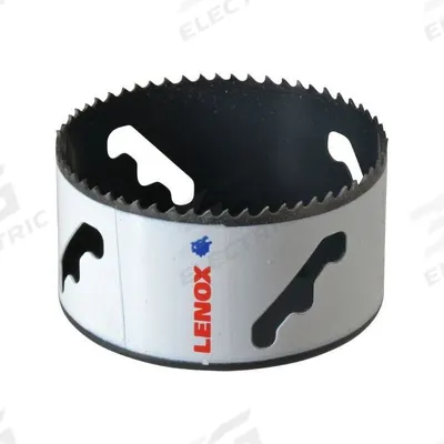 LENOX Hole Saw: 3 7/8 in Saw Dia., 3/5 Teeth per Inch, 1 1/2 in Max. Cutting Dp - Multi-Material-Cutting Hole Saws without Arbor