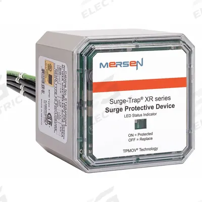 SURGE TRAP Surge Protection Device: Three Phase, 480V AC Delta, 1800V (L-G)/3000V (L-L) - Chase-Nipple External-Mount SPDs