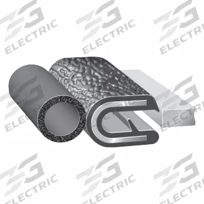 TRIM LOK Trim Seal: Rounded, 250 ft Overall Lg, PVC Outer, EPDM Bulb - General Purpose A- & D-Profile Edge Trim Seals