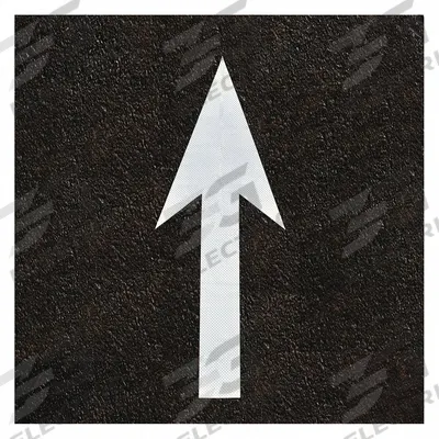 3M Pavement Tape Symbols & Legends: Pressure Sensitive Adhesive, 2 yd Lg - Pavement Symbols & Legends Tape