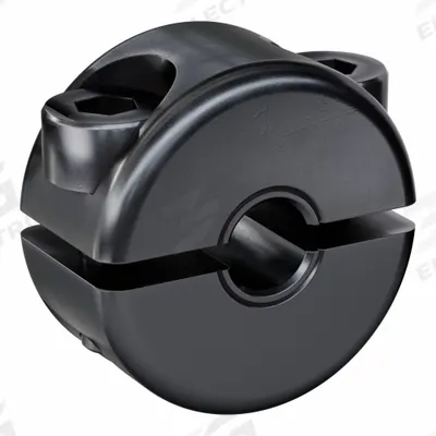 RULAND MANUFACTURING Shaft Collar: 2-Piece, Metric, Round, Clamp-On, 4 mm Bore Dia - Steel Shaft Collars