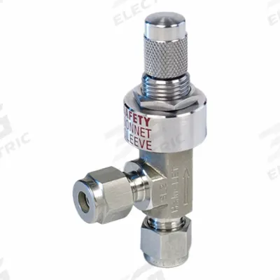 HAM-LET Plumbing Needle Valves: Angle Valve Body, 316 Stainless Steel, Let-Lok x Let-Lok - Stainless Steel Angle-Body Metering Needle Valves