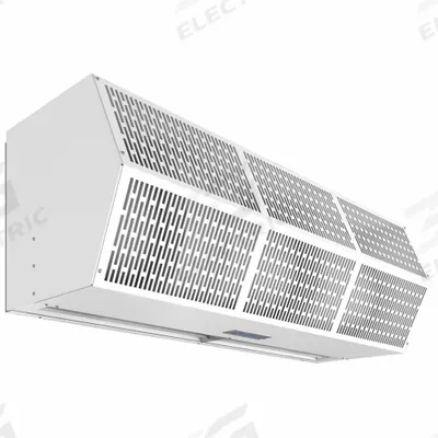 BERNER Unhtd 14"H 45"W 15"D Alumin Air Curtain: Ambient Air, Std Profile, For 3 1/2 ft Opening Wd - Ambient Sanitation-Certified Air Curtains