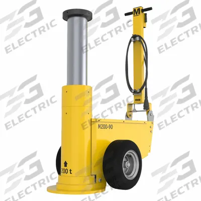 ESCO/EQUIPMENT SUPPLY Heavy Lifting Jack: Steel, Remote Control, Air/Hydraulic - High-Tonnage Wheeled Jacks