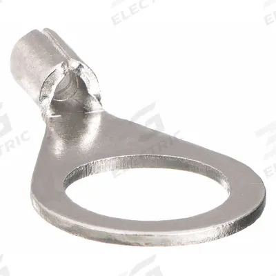 GRAINGER Ring Terminal: Bare, #8 Stud Size, 26 AWG to 22 AWG Wire Sizes, 600 V - Non-Insulated Ring Terminals